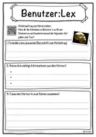 Vorschau - Unterrichtsreihen - Benutzer-Lex Braun-Steinzeit Lückentext mit Wortspeicher Hörverstehen und Suchsel - Seite 3