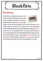 Vorschau - Unterrichtsreihen - Blockflöte Lückentext mit Wortspeicher Hörverstehen und Suchsel - Seite 2