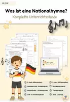 Vorschau - Stundenentwürfe - Die deutsche Nationalhymne - 2 fertige Unterrichtsstunden - Seite 1