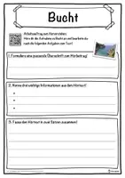 Vorschau - Unterrichtsreihen - Bucht Lückentext mit Wortspeicher Hörverstehen und Suchsel - Seite 3