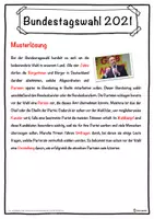Vorschau - Unterrichtsreihen - Bundestagswahl 2021 Lückentext mit Wortspeicher Hörverstehen und Suchsel - Seite 2