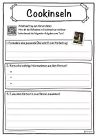 Vorschau - Unterrichtsreihen - Cookinseln Lückentext mit Wortspeicher Hörverstehen und Suchsel - Seite 3