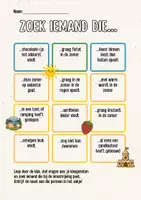 Voorbeeld - Zomerbingo Zoek iemand die… | Spreekvaardigheid Groep 2-5 - Pagina 3