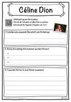 Vorschau - Unterrichtsreihen - Céline Dion Lückentext mit Wortspeicher Hörverstehen und Suchsel - Seite 3