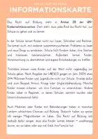 Vorschau - Arbeitsblätter - Kinderrechte sichtbar machen – informative Plakate - Seite 1