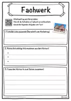 Vorschau - Unterrichtsreihen - Fachwerk Lückentext mit Wortspeicher Hörverstehen und Suchsel - Seite 3