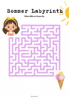 Vorschau - Spiele - Schuljahresende | Buntes Materialpaket Sommerferien Grundschule | Spiele Rätsel Aktivitäten Vertretungsstunden | Freiarbeit☀️🍨🍉🏫 - Seite 1