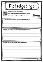Vorschau - Unterrichtsreihen - Fichtelgebirge Lückentext mit Wortspeicher Hörverstehen und Suchsel - Seite 3