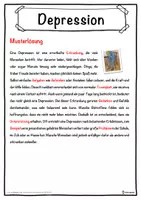 Vorschau - Unterrichtsreihen - Depression Lückentext mit Wortspeicher Hörverstehen und Suchsel - Seite 2