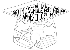 Vorschau - Arbeitsblätter - 🎓✨ Abschlusshut für Grundschulkinder ✨🎓 - Seite 3