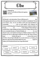 Vorschau - Unterrichtsreihen - Elbe Lückentext mit Wortspeicher Hörverstehen und Suchsel - Seite 1