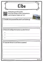 Vorschau - Unterrichtsreihen - Elbe Lückentext mit Wortspeicher Hörverstehen und Suchsel - Seite 3