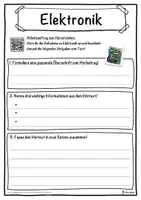 Vorschau - Unterrichtsreihen - Elektronik Lückentext mit Wortspeicher Hörverstehen und Suchsel - Seite 3