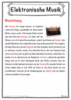 Vorschau - Unterrichtsreihen - Elektronische Musik Lückentext mit Wortspeicher Hörverstehen und Suchsel - Seite 2