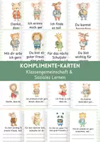 Vorschau - Fördermaterial/Inklusion - Komplimente-Karten Grundschule | Warme Dusche, Klassenrat & Soziales Lernen | Klassengemeinschaft stärken | Komplimente-Kreis - Deckblatt