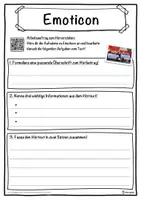 Vorschau - Unterrichtsreihen - Emoticon Lückentext mit Wortspeicher Hörverstehen und Suchsel - Seite 3