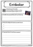 Vorschau - Unterrichtsreihen - Entdecker Lückentext mit Wortspeicher Hörverstehen und Suchsel - Seite 3