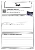 Vorschau - Unterrichtsreihen - Gas Lückentext mit Wortspeicher Hörverstehen und Suchsel - Seite 3