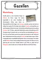 Vorschau - Unterrichtsreihen - Gazellen Lückentext mit Wortspeicher Hörverstehen und Suchsel - Seite 2