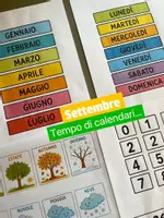anteprima - Materiale interattivo - Settembre: tempo di calendari - Pagina di copertina