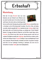 Vorschau - Unterrichtsreihen - Erbschaft Lückentext mit Wortspeicher Hörverstehen und Suchsel - Seite 2