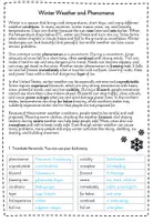 Vorschau - Arbeitsblätter - Reading Comprehension Winter Weather - Seite 3