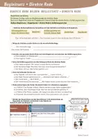 Vorschau - Arbeitsblätter - Direkte Rede, Deutsch - 5./6. Kl. - 6 Seiten - Seite 2