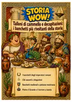 anteprima - Schede informative - Rivoltanti banchetti nella storia: cibi assurdi e morte. - Pagina di copertina