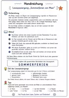 Vorschau - Bildkarten - Lesespaziergang Sommerferien - Seite 1