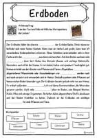 Vorschau - Unterrichtsreihen - Erdboden Lückentext mit Wortspeicher Hörverstehen und Suchsel - Seite 1