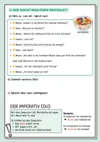 Vorschau - Arbeitsblätter - DaZ: Der Imperativ – Anweisungen geben mit Rezepten | A1/A2 - Seite 2