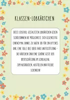 Vorschau - Anderer Materialtyp - Lob- und Dankeskarten für die Klassengemeinschaft - Deckblatt