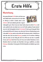 Vorschau - Unterrichtsreihen - Erste Hilfe Lückentext mit Wortspeicher Hörverstehen und Suchsel - Seite 2
