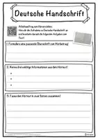 Vorschau - Unterrichtsreihen - Deutsche Handschrift Lückentext mit Wortspeicher Hörverstehen und Suchsel - Seite 3