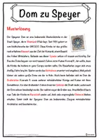 Vorschau - Unterrichtsreihen - Dom zu Speyer Lückentext mit Wortspeicher Hörverstehen und Suchsel - Seite 2