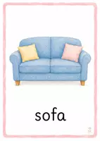 Vorschau - Bildkarten - Furniture & Rooms Bildkarten – Englisch - Seite 1