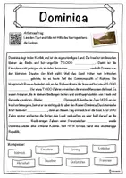 Vorschau - Unterrichtsreihen - Dominica Lückentext mit Wortspeicher Hörverstehen und Suchsel - Seite 1