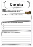 Vorschau - Unterrichtsreihen - Dominica Lückentext mit Wortspeicher Hörverstehen und Suchsel - Seite 3