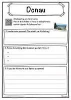 Vorschau - Unterrichtsreihen - Donau Lückentext mit Wortspeicher Hörverstehen und Suchsel - Seite 3