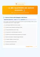 anteprima - Giochi - Il mio quaderno dei giochi d'estate - Pagina di copertina