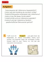 Vorschau - Arbeitsblätter - Moralmodelle Gruppenarbeit: Utilitarismus, Pflichtethik & Tugendethik - Seite 2
