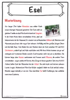 Vorschau - Unterrichtsreihen - Esel Lückentext mit Wortspeicher Hörverstehen und Suchsel - Seite 2