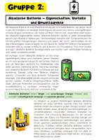 Vorschau - Arbeitsblätter - Batterietypen Gruppenarbeit: Zink-Kohle, Alkalische & Batterie - Seite 3