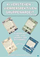 Vorschau - Stundenentwürfe - Küstliche Intelligenz verstehen Vierperspektiven - Gruppenarbeit Jg. 7-10 - Deckblatt
