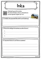 Vorschau - Unterrichtsreihen - Inka Lückentext mit Wortspeicher Hörverstehen und Suchsel - Seite 3
