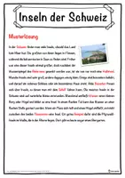 Vorschau - Unterrichtsreihen - Inseln der Schweiz Lückentext mit Wortspeicher Hörverstehen und Suchsel - Seite 2