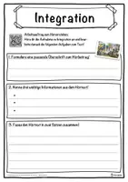 Vorschau - Unterrichtsreihen - Integration Lückentext mit Wortspeicher Hörverstehen und Suchsel - Seite 3