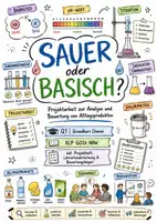 Vorschau - Arbeitsblätter - Q1 - UV 1 - Projekt Säuren, Basen und analytische Verfahren - Deckblatt