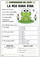 anteprima - Materiale di supporto/inclusione - Esercizi FACILI di lettura e comprensione - Pagina 1
