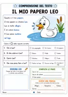 anteprima - Materiale di supporto/inclusione - Esercizi FACILI di lettura e comprensione - Pagina 3